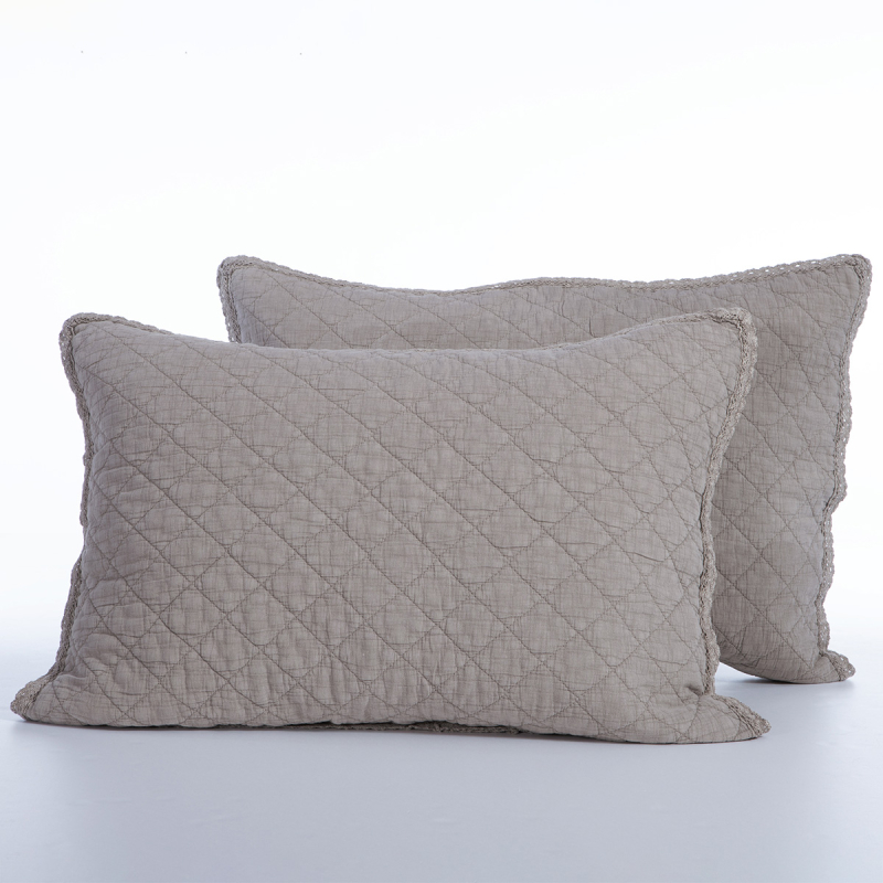 Ζεύγος Μαξιλαροθήκες Καπιτονέ (52x72) Nef-Nef Homeware Serenity Bruno Linen