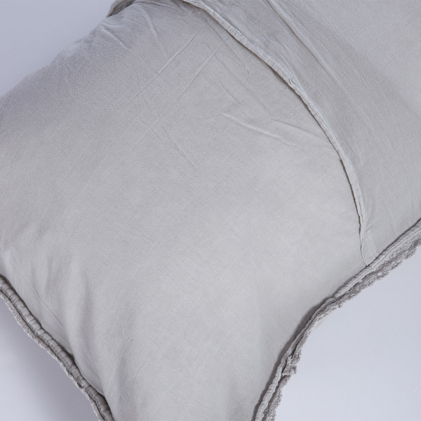 Ζεύγος Μαξιλαροθήκες Καπιτονέ (52x72) Nef-Nef Homeware Serenity Bruno Silver