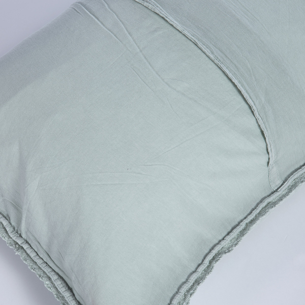 Ζεύγος Μαξιλαροθήκες Καπιτονέ (52x72) Nef-Nef Homeware Serenity Bruno Mint