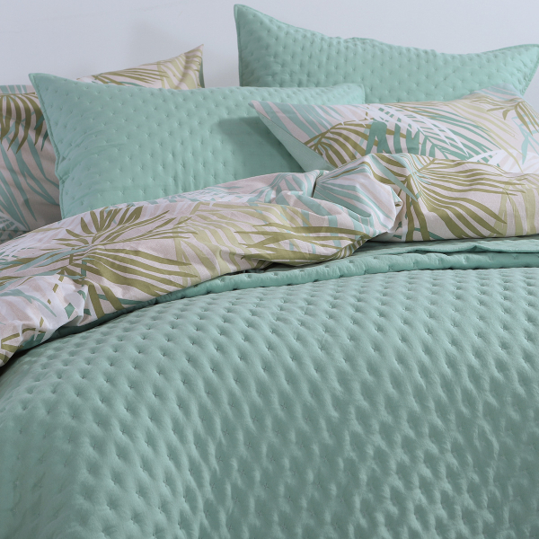 Κουβερλί Υπέρδιπλο (230x240) Nef-Nef Homeware Valia Green