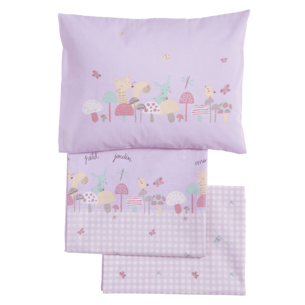 Σεντόνια Κούνιας (Σετ) Nef-Nef Homeware Mon Petit Jardin