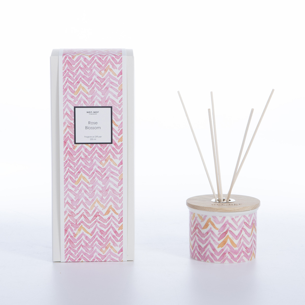 Αρωματικό Χώρου 200Ml με Στικς Nef-Nef Homeware Rose Blossoms Home Διακόσμηση Αρωματικά - Diffuser Spitishop
