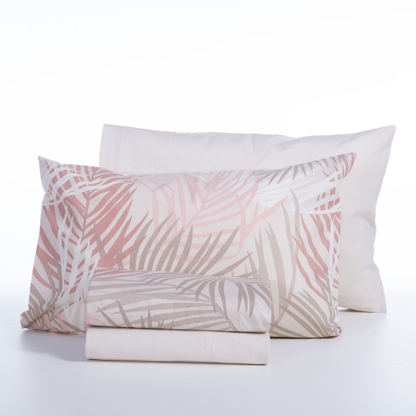 Σεντόνια Υπέρδιπλα (Σετ) Nef-Nef Homeware Smart Amazon Peach