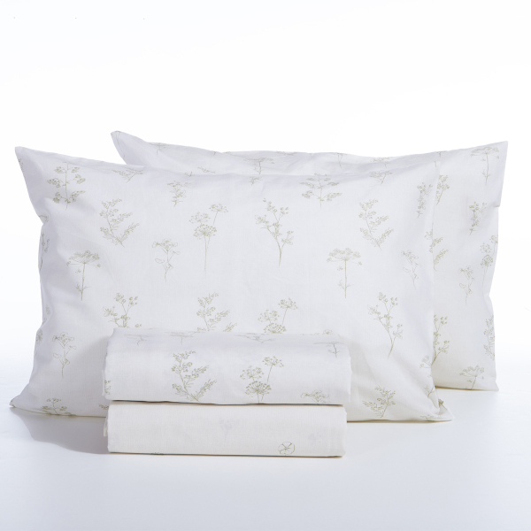 Σεντόνια Υπέρδιπλα (Σετ) Nef-Nef Homeware Smart Claris Ecru