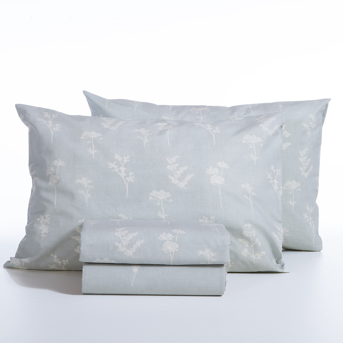 Σεντόνια Υπέρδιπλα (Σετ) Nef-Nef Homeware Smart Claris Blue Χωρις Λαστιχο 240X270 Home Λευκά Είδη Κρεβατοκάμαρας Spitishop