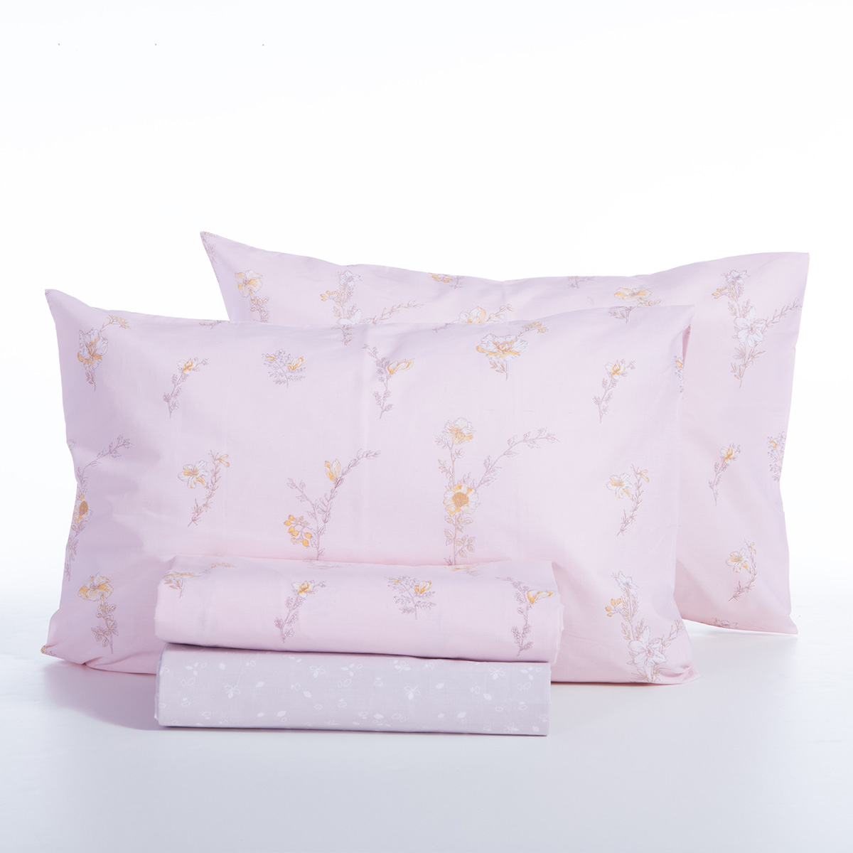 Σεντόνια Υπέρδιπλα (Σετ) Nef-Nef Homeware Smart Irida Pink Χωρις Λαστιχο 240X270 Home Λευκά Είδη Κρεβατοκάμαρας Spitishop