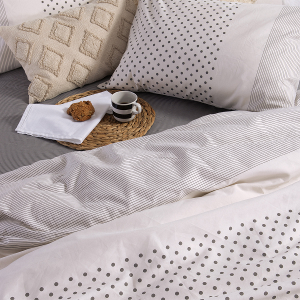 Σεντόνια Υπέρδιπλα (Σετ) Nef-Nef Homeware Smart Donter Grey