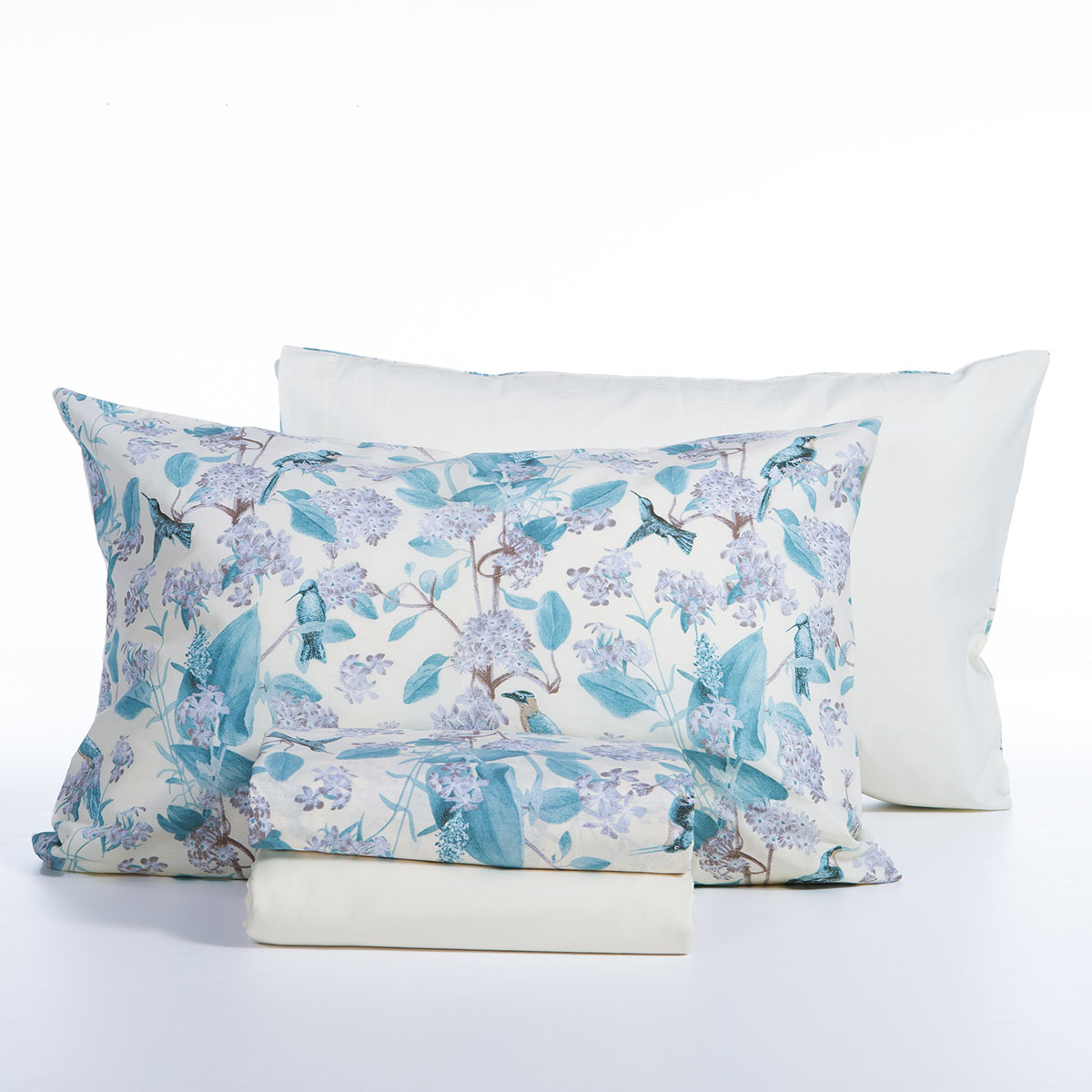 Σεντόνια Υπέρδιπλα (Σετ) Nef-Nef Homeware Blue Dream On Χωρις Λαστιχο 240X270 Home Λευκά Είδη Κρεβατοκάμαρας Spitishop