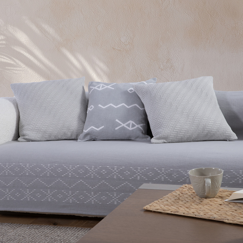 Ριχτάρι Καναπέ Διθέσιου (180x250) Nef-Nef Homeware Create Grey