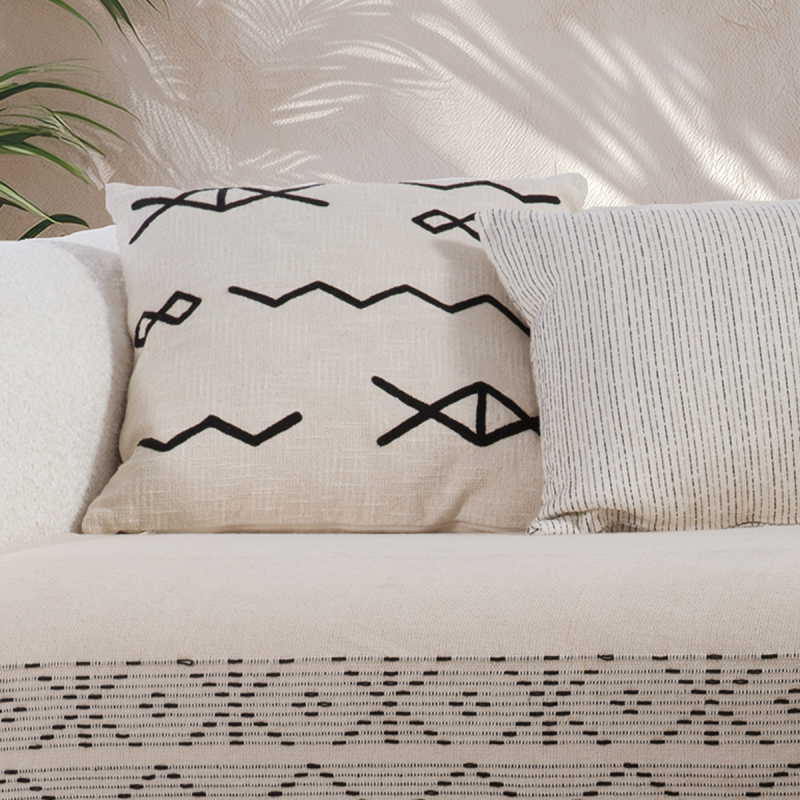 Διακοσμητικό Μαξιλάρι (45x45) Nef-Nef Homeware Create Ecru