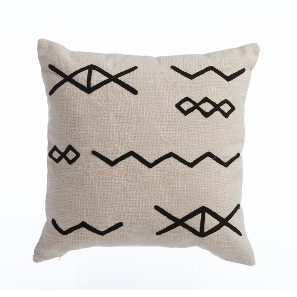 Διακοσμητικό Μαξιλάρι (45x45) Nef-Nef Homeware Create Ecru