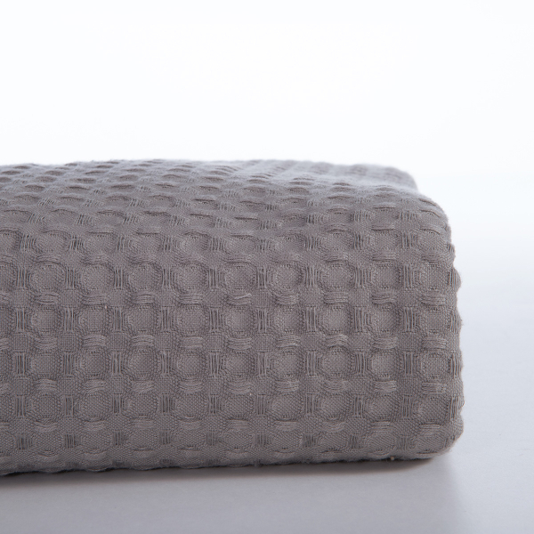 Κουβέρτα Πικέ Μονή (160x240) Nef-Nef Homeware New Golf Silver