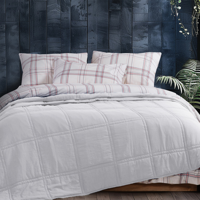 Κουβερλί Υπέρδιπλο (230x240) Nautica By Nef-Nef Homeware Nau Navy Off White