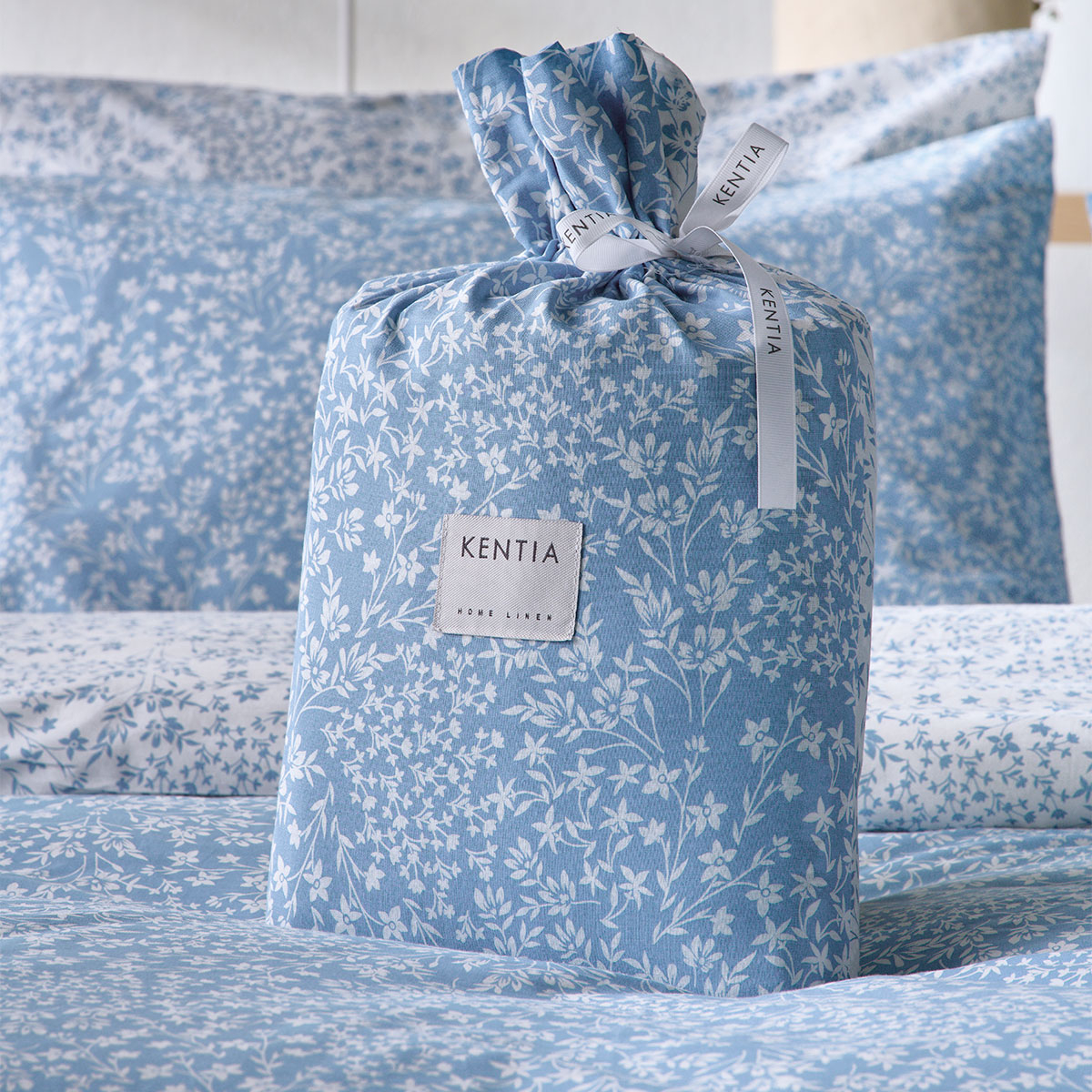 Σεντόνια Μονά (Σετ) Kentia Versus Dalida 01 Blue Home Λευκά Είδη Κρεβατοκάμαρας Spitishop