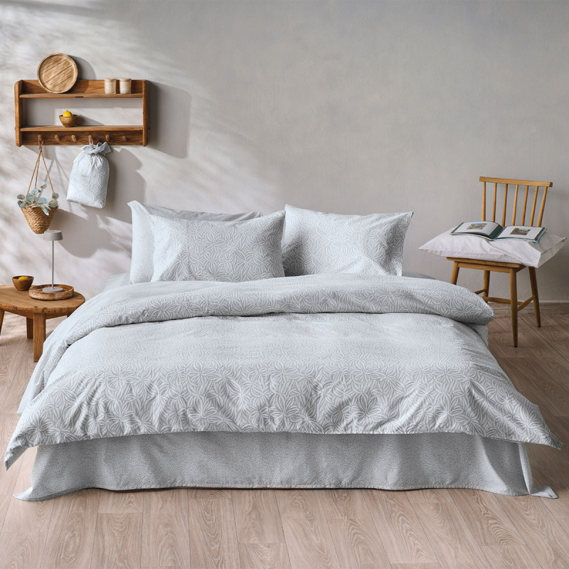 Σεντόνια King Size (Σετ) Kentia Versus Posidonia 22 Grey