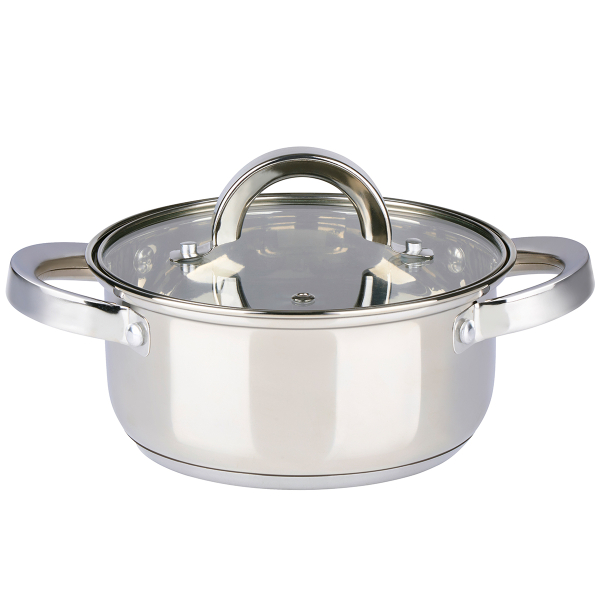 Ανοξείδωτη Κατσαρόλα (16εκ.) Με Καπάκι Alpina 871125225921