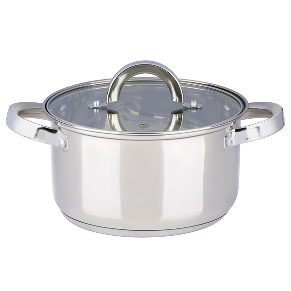 Ανοξείδωτη Κατσαρόλα (18εκ.) Με Καπάκι Alpina 871125225922