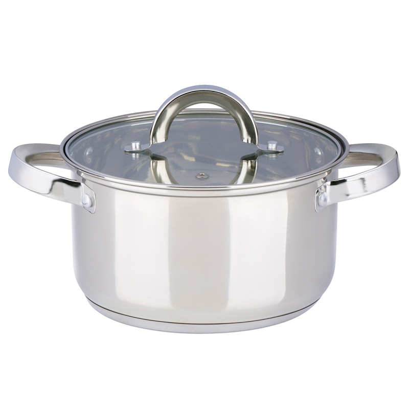 Ανοξείδωτη Κατσαρόλα (18εκ.) Με Καπάκι Alpina 871125225922