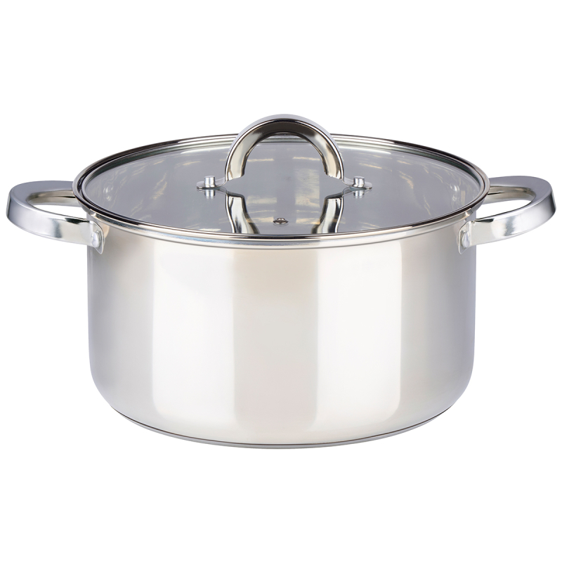 Ανοξείδωτη Κατσαρόλα (24εκ.) Με Καπάκι Alpina 871125225928