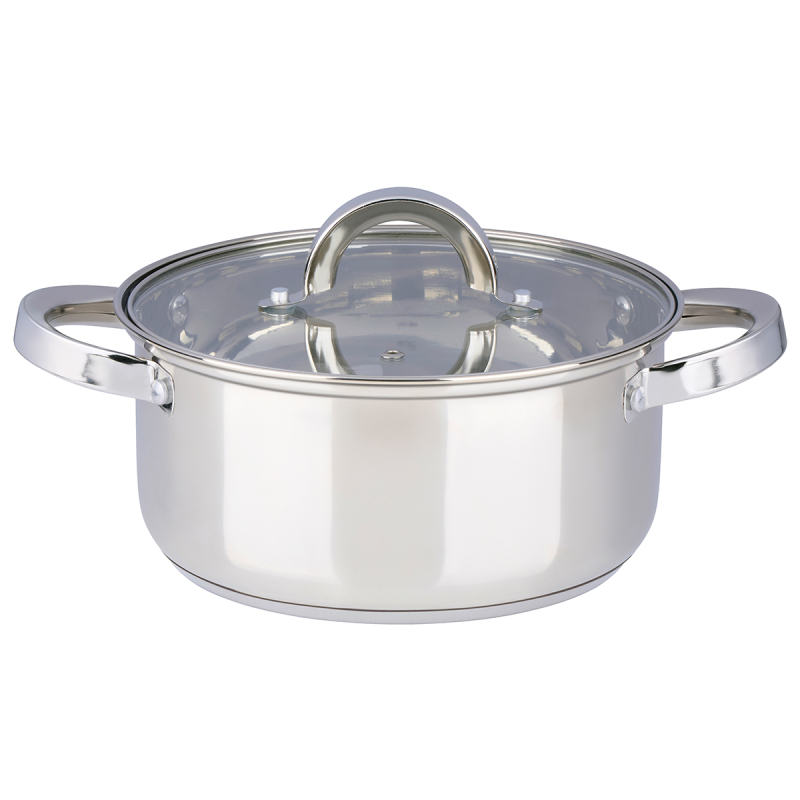 Ανοξείδωτη Κατσαρόλα (21εκ.) Με Καπάκι Alpina 871125225926