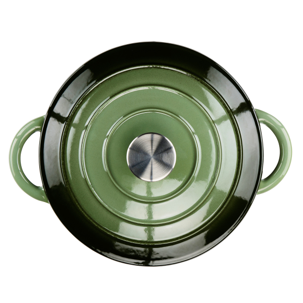 Γάστρα (Φ24x11.8) Εμαγιέ Στρογγυλή 3.8lt Alpina 871125250254