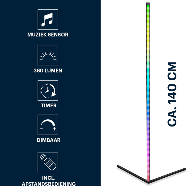 Μπάρα LED RGB 140εκ. Με Τηλεχειριστήριο Grundig 871125258815