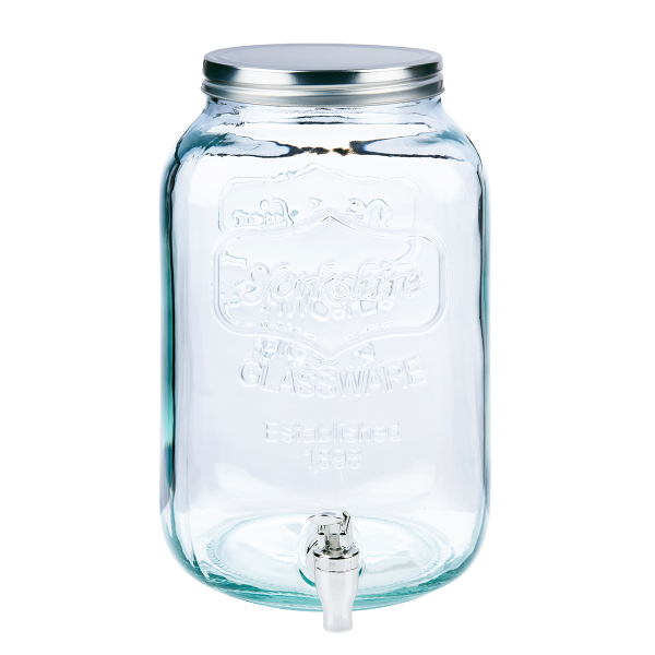 Βάζο Γυάλινο Με Βρυσάκι 8lt Alpina 871125250250 Silver