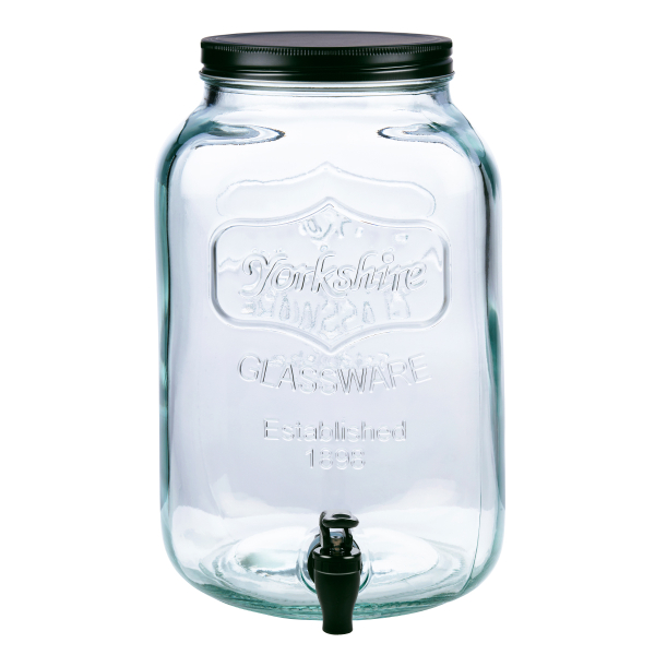 Βάζο Γυάλινο Με Βρυσάκι 8lt Alpina 871125250250 Black