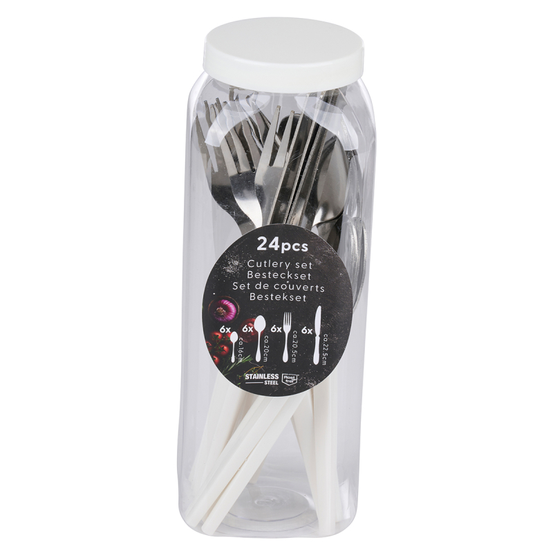 Μαχαιροπίρουνα (Σετ 24τμχ) Alpina 871125249954 White