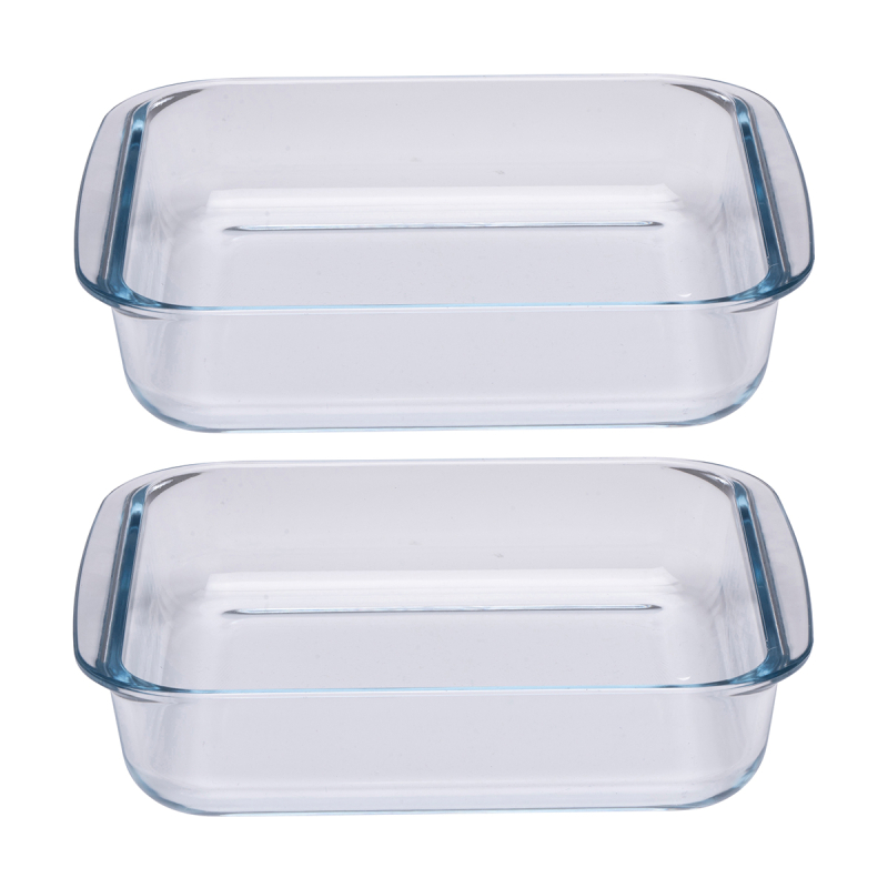 Πυρίμαχα Σκεύη Τετράγωνα (Σετ 2τμχ) Alpina 871125223075