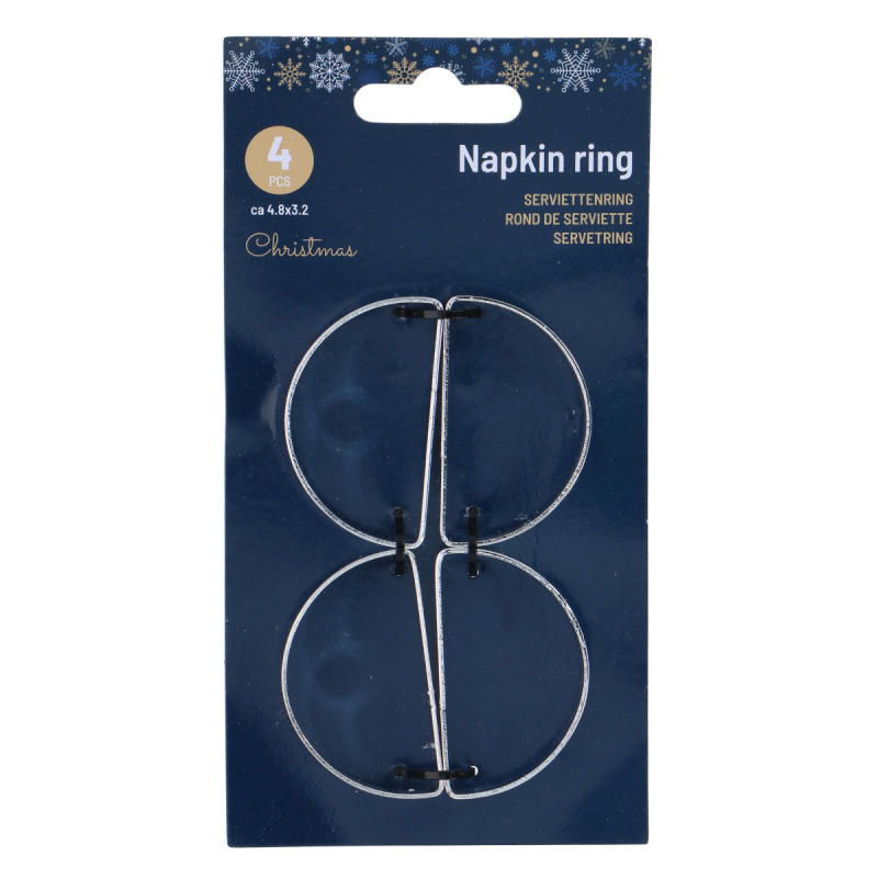 Δαχτυλίδια Πετσέτας Φαγητού (Σετ 4τμχ) Alpina 871125225967