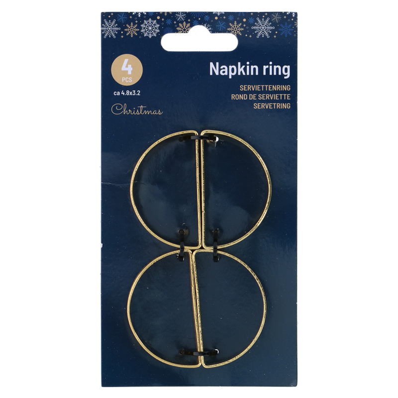 Δαχτυλίδια Πετσέτας Φαγητού (Σετ 4τμχ) Alpina 871125225968