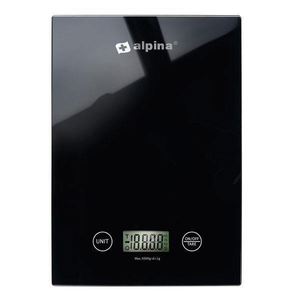 Ψηφιακή Ζυγαριά Κουζίνας (22x15.5x1.8) Alpina 871125255246