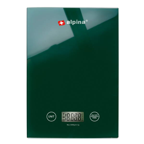 Ψηφιακή Ζυγαριά Κουζίνας (22x15.5x1.8) Alpina 871125256979