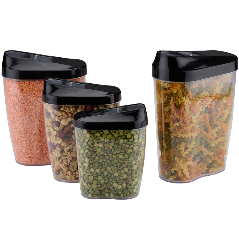 Δοχεία Αποθήκευσης (Σετ 4τμχ) Alpina 871125255260 Black