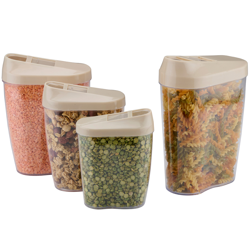 Δοχεία Αποθήκευσης (Σετ 4τμχ) Alpina 871125255260 Beige