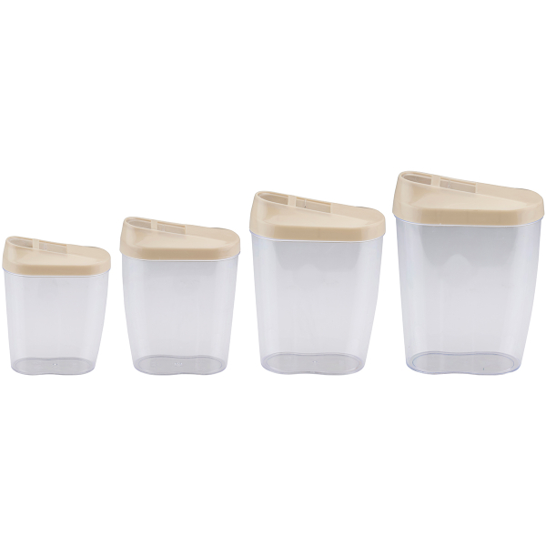 Δοχεία Αποθήκευσης (Σετ 4τμχ) Alpina 871125255260 Beige