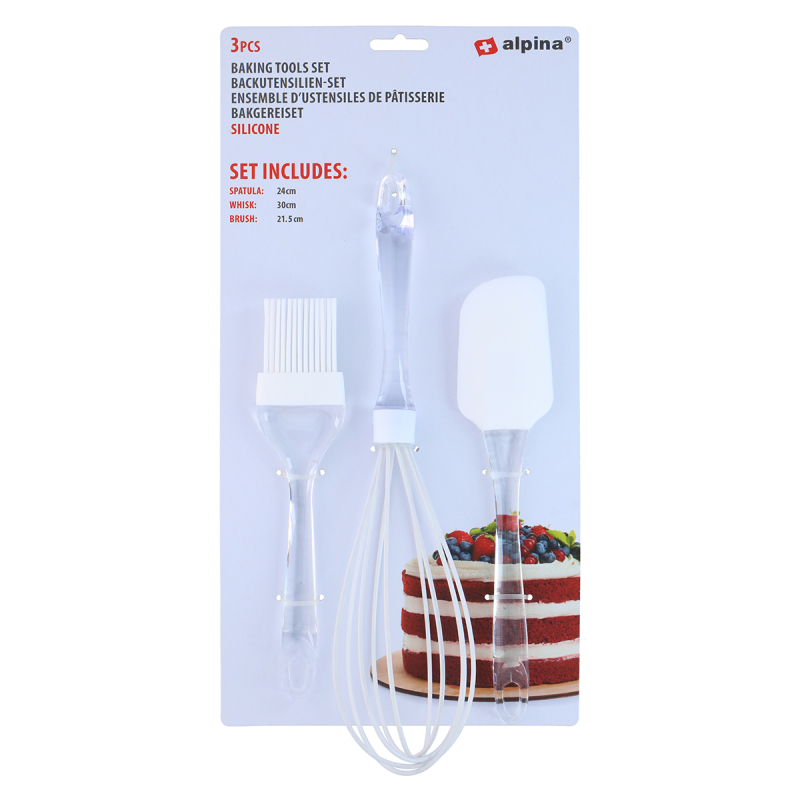 Εργαλεία Ζαχαροπλαστικής (Σετ 3τμχ) Alpina 871125255262 White
