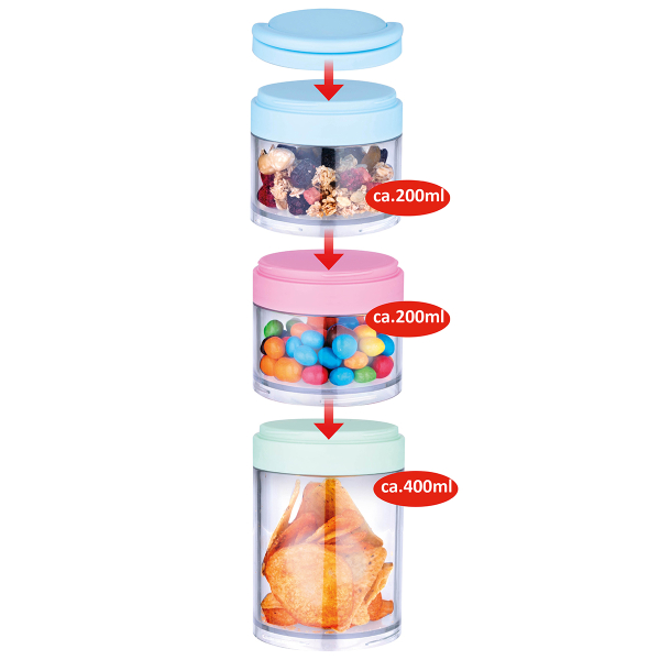 Δοχεία Αποθήκευσης (Σετ 3τμχ) Alpina 871125219406 Pink