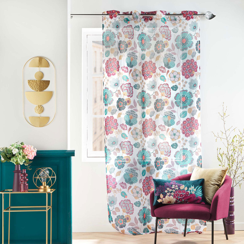 Κουρτίνα (140x240) Με Τρουκς L-C Winteria Blanc 1627454