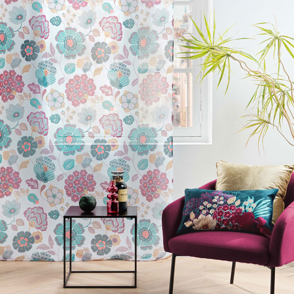 Κουρτίνα (140x240) Με Τρουκς L-C Winteria Blanc 1627454