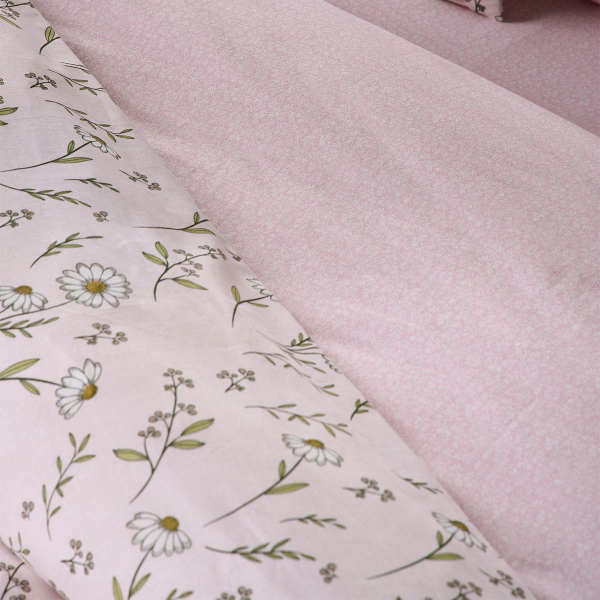 Κουβερλί Υπέρδιπλο (220x240) 2 Όψεων Kentia Versus Rogelia 14 Pink