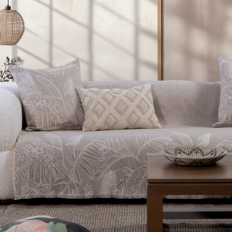 Ριχτάρι Καναπέ Τριθέσιου (170x300) Nef-Nef Homeware Grow Beige