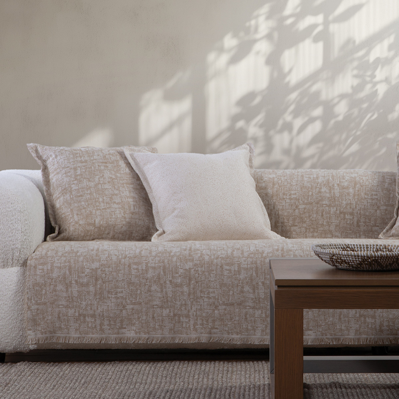 Ριχτάρι Καναπέ Διθέσιου (170x250) Nef-Nef Homeware Garcia Beige