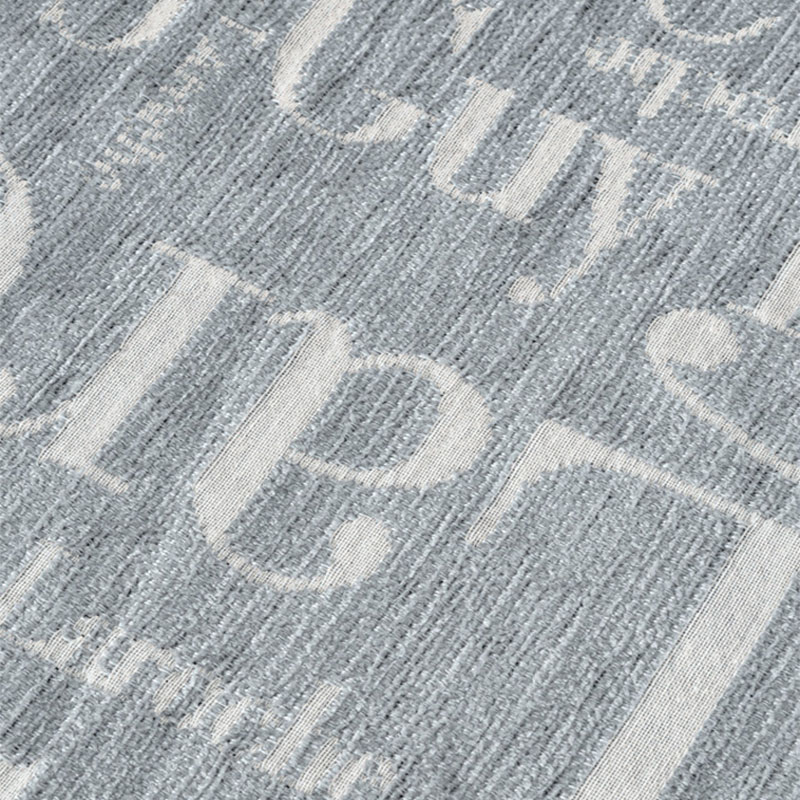 Ριχτάρι Καναπέ Διθέσιου (180X250) Guy Laroche Stamp Silver Home Λευκά Είδη Σαλονιού Ριχτάρια Spitishop