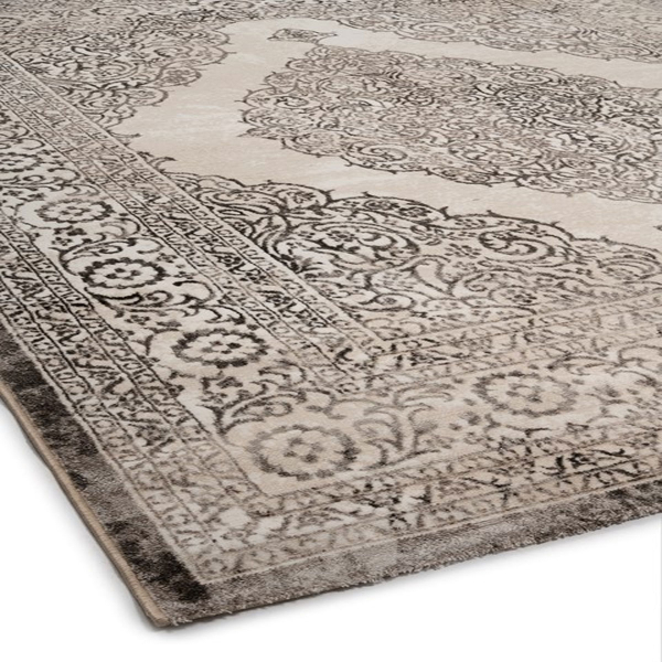 Χαλί Διαδρόμου (67x140) Βιοκαρπέτ Gossip 6185A White Vizon