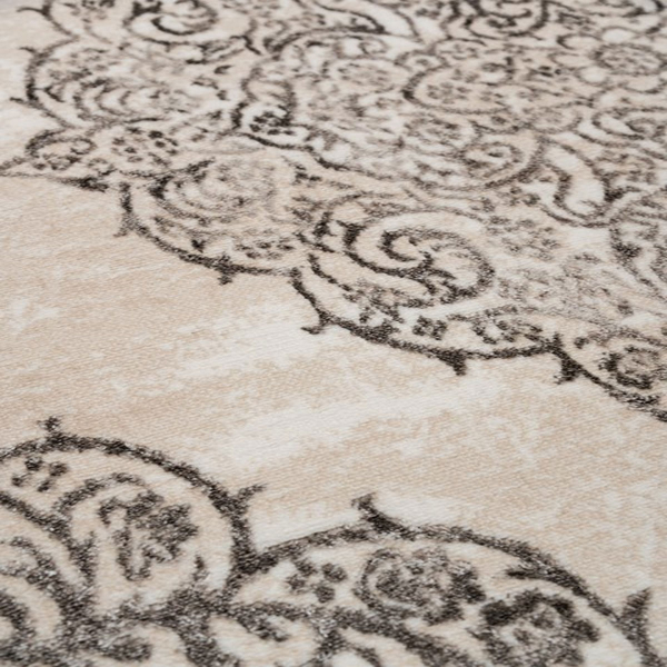 Χαλί Διαδρόμου (67x140) Βιοκαρπέτ Gossip 6185A White Vizon