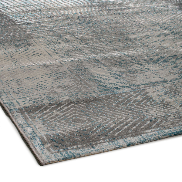 Χαλί Διαδρόμου (67x140) Βιοκαρπέτ Gossip 8300A Grey Blue