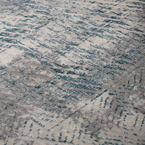 Χαλί Διαδρόμου (67x140) Βιοκαρπέτ Gossip 8300A Grey Blue