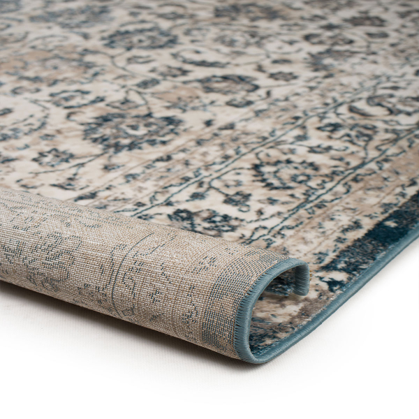 Χαλί Διαδρόμου (67x140) Βιοκαρπέτ Gossip 8504A White Blue